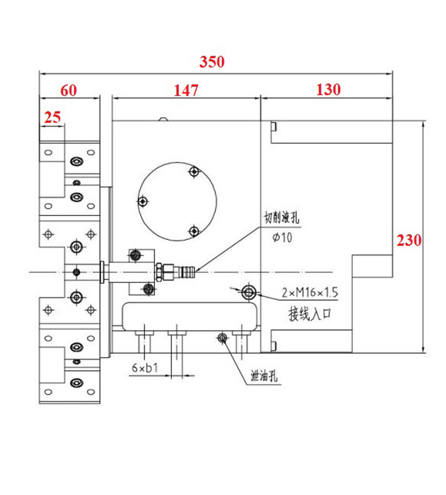 Характеристики револьверной головки HAK31080